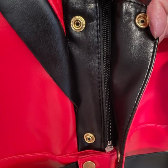 Michael Jackson MJ Charades THRILLER Jacket Red and Black Mens Medium - Picture 9 of 16